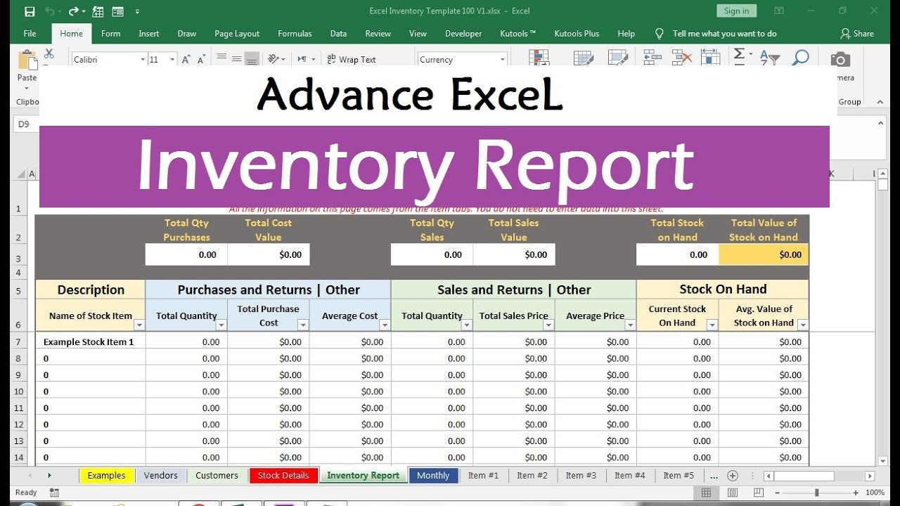 Detail Warehouse Management System Excel Template Nomer 9