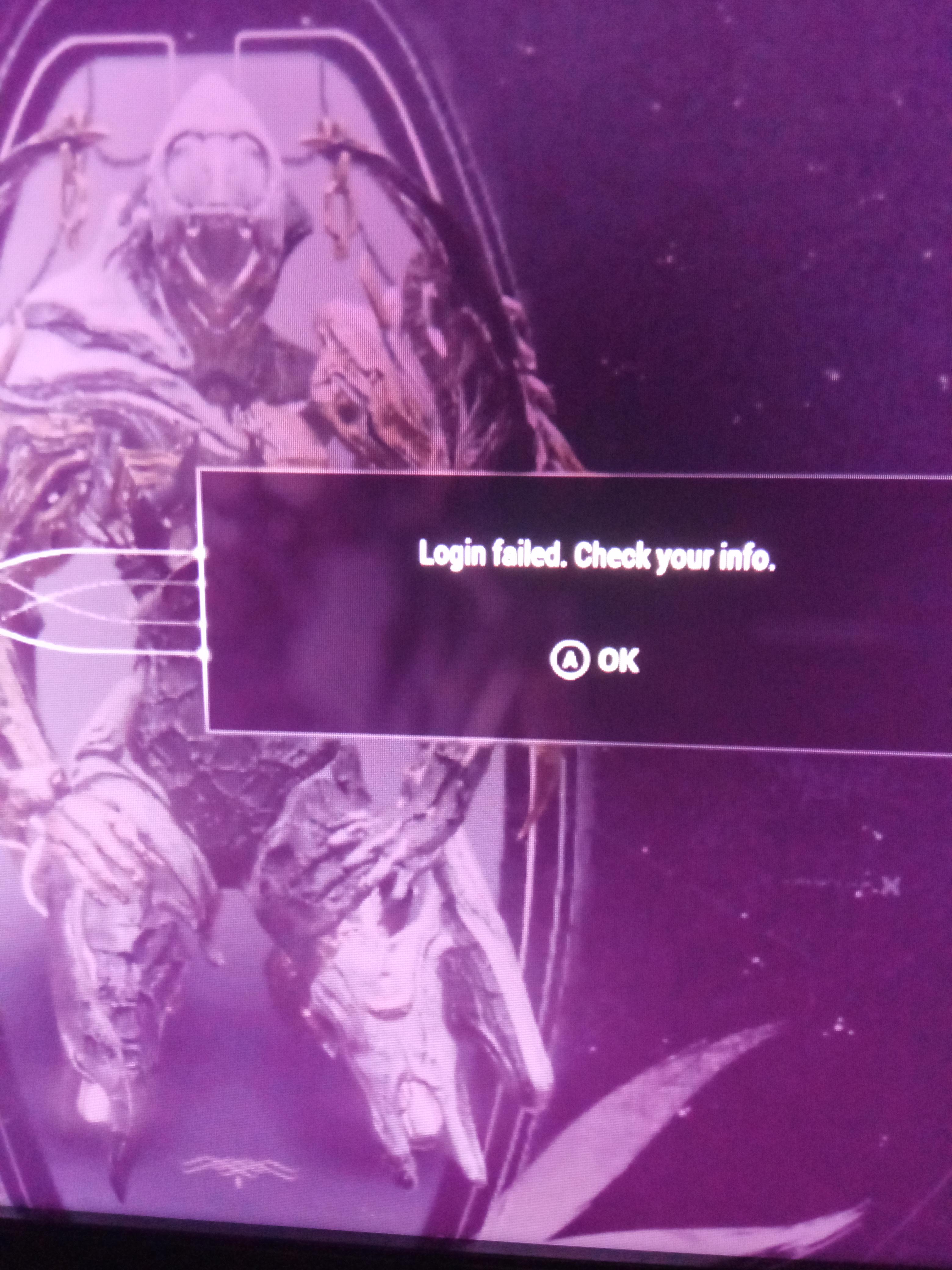 Detail Warframe Login Failed Check Your Info Nomer 44