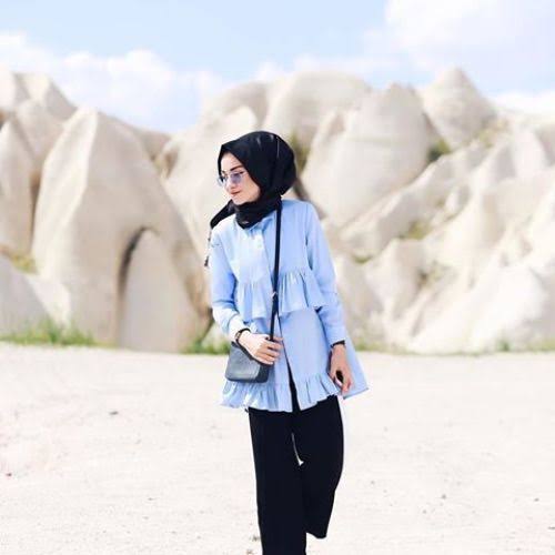 Detail Warna Jilbab Yang Cocok Untuk Baju Biru Muda Nomer 13