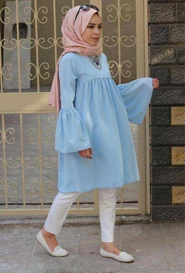 Detail Warna Jilbab Yang Cocok Untuk Baju Biru Muda Nomer 5