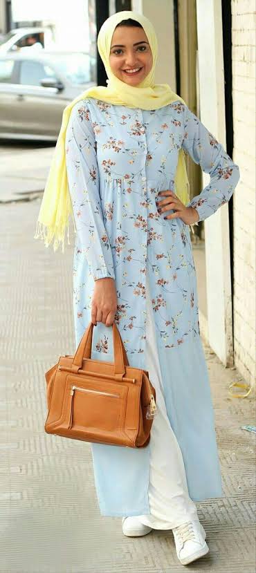 Detail Warna Jilbab Yang Cocok Untuk Baju Biru Muda Nomer 7