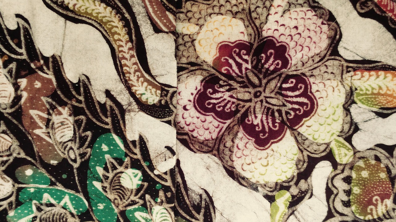 Detail Warna Yang Sesuai Untuk Mewarnai Gambar Motif Bunga Melati Yaitu Nomer 42