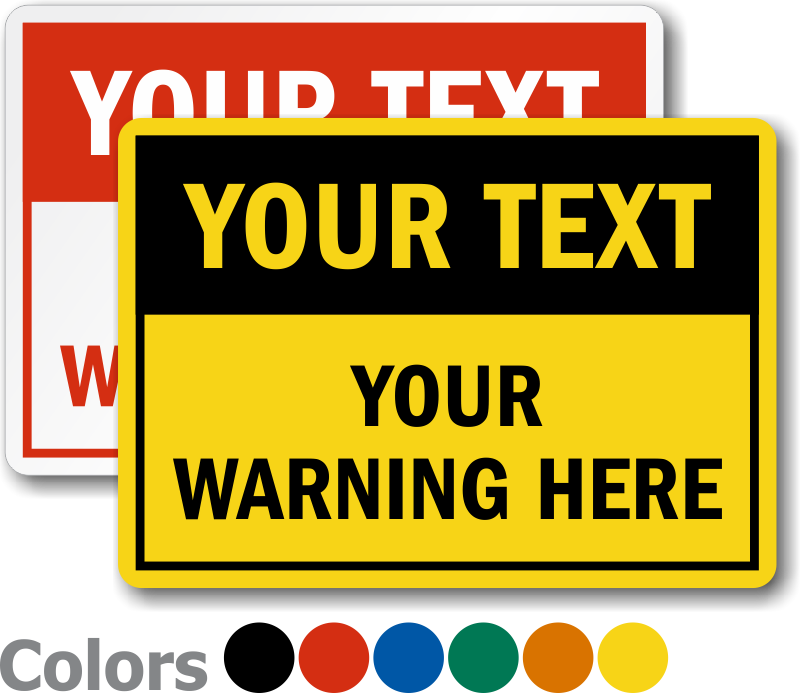 Detail Warning Sign Template Word Nomer 8