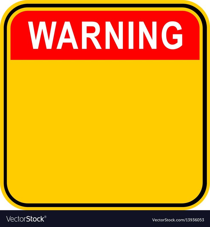 Detail Warning Sign Template Word Nomer 17