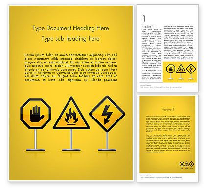 Detail Warning Sign Template Word Nomer 18