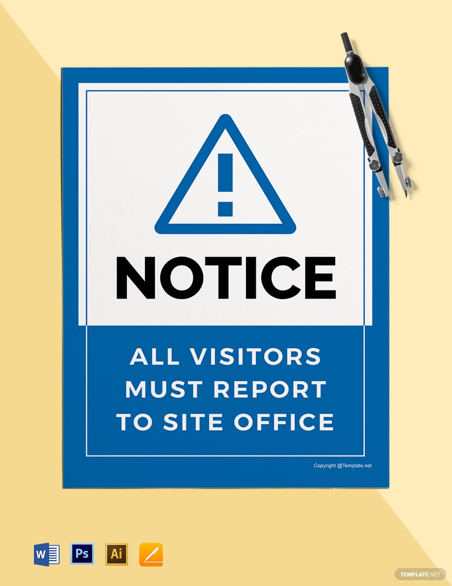 Detail Warning Sign Template Word Nomer 21