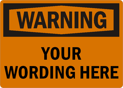 Detail Warning Sign Template Word Nomer 27