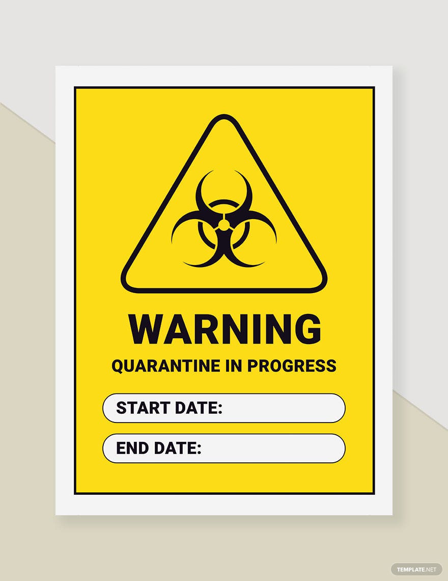 Detail Warning Sign Template Word Nomer 38