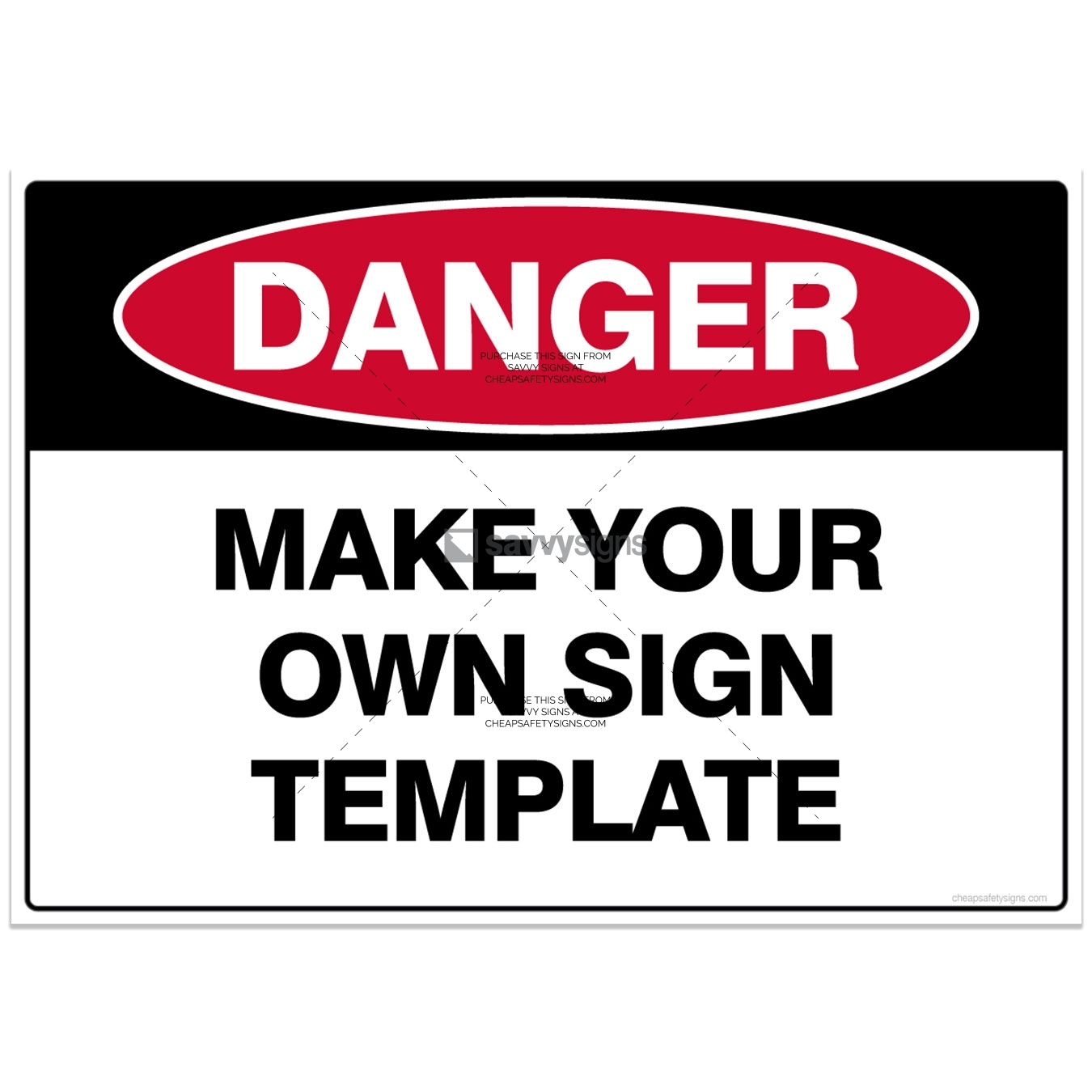 Detail Warning Sign Template Word Nomer 5