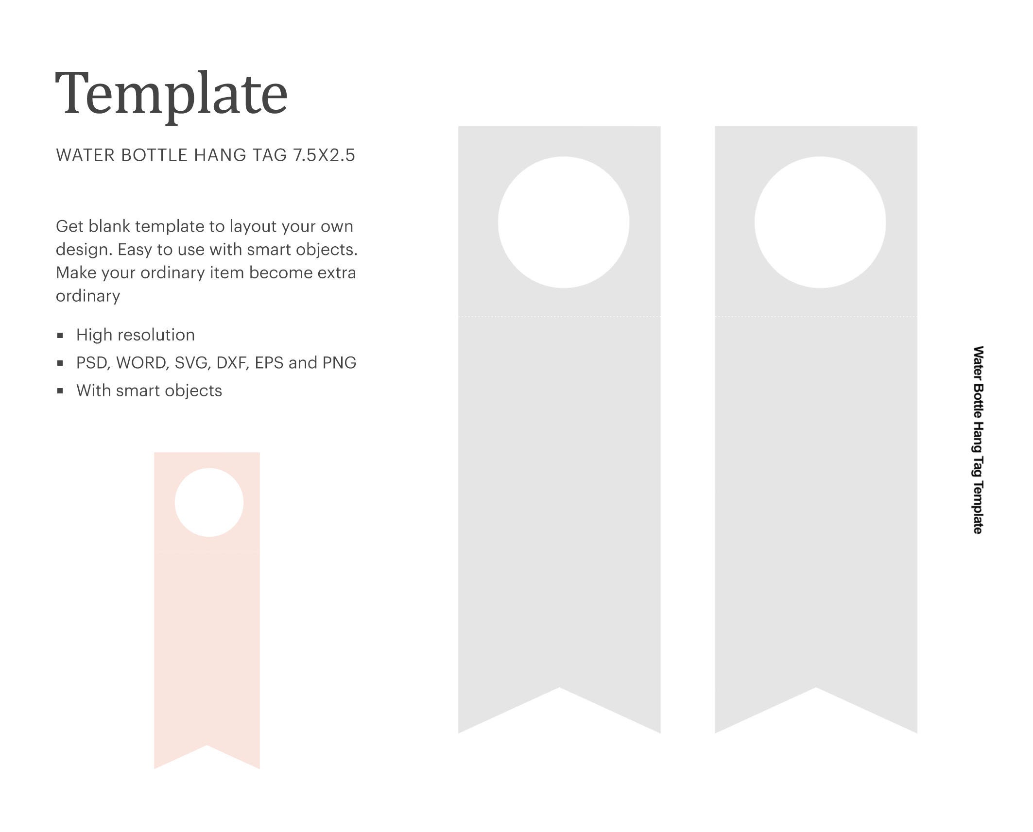 Water Bottle Tag Template - KibrisPDR