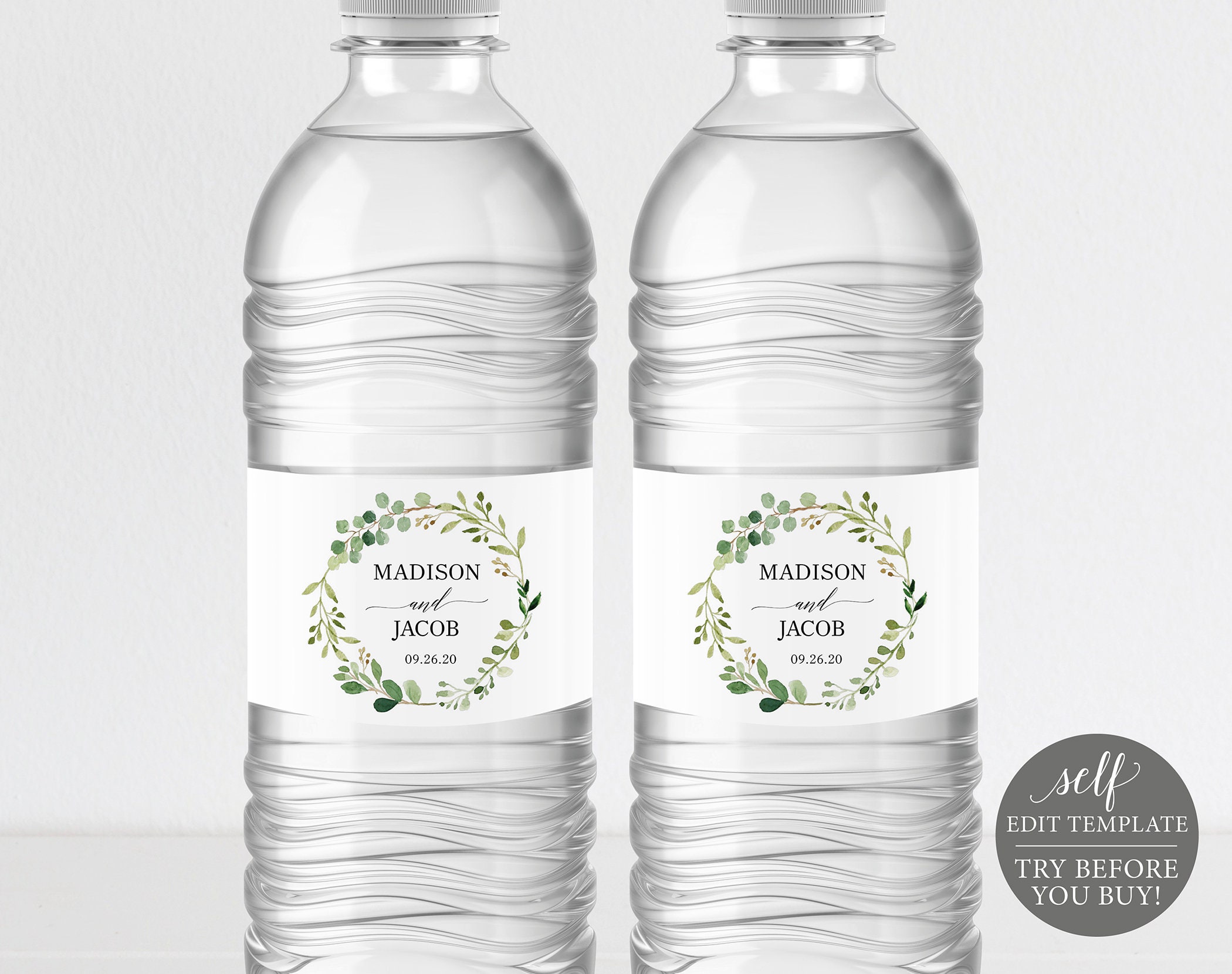 Detail Water Bottle Tag Template Nomer 29