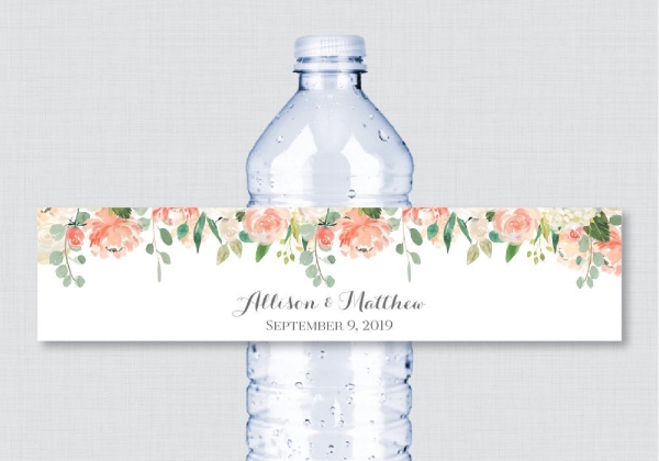 Detail Water Bottle Tag Template Nomer 37