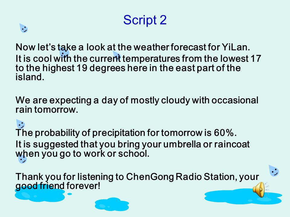Weather Forecast Script Template - 50+ Koleksi Gambar
