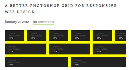 Detail Web Design Grid Template Nomer 2