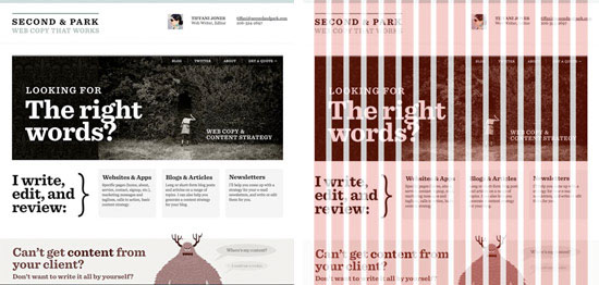 Detail Web Design Grid Template Nomer 13