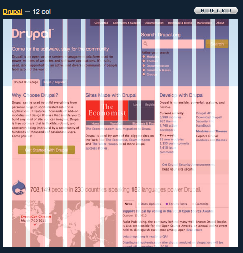 Detail Web Design Grid Template Nomer 21