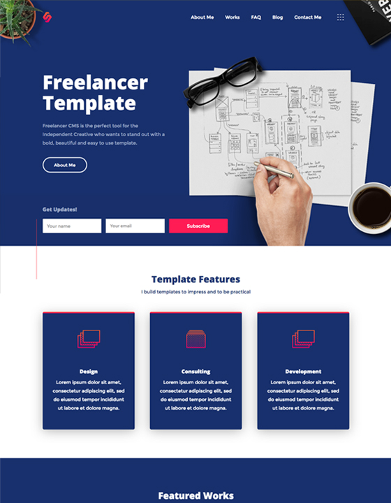 Detail Web Design Template Nomer 6