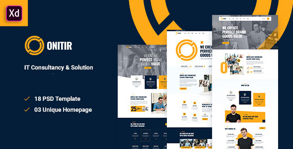 Detail Web Design Template Xd Nomer 9