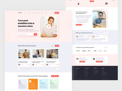 Detail Web Design Template Xd Nomer 19