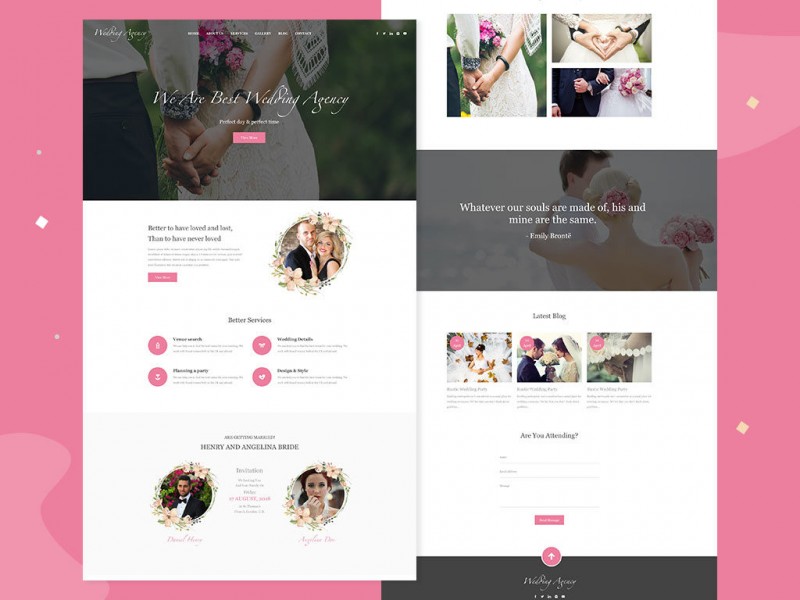 Detail Web Design Template Xd Nomer 23