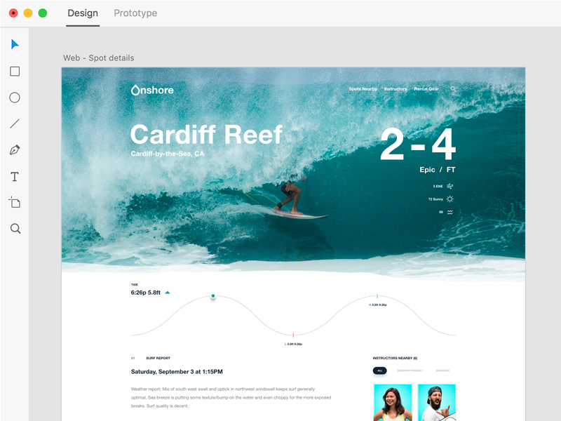 Detail Web Design Template Xd Nomer 31