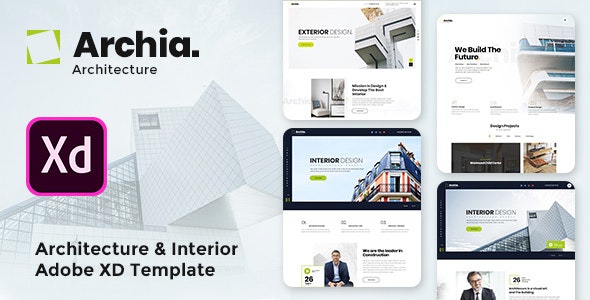 Detail Web Design Template Xd Nomer 38