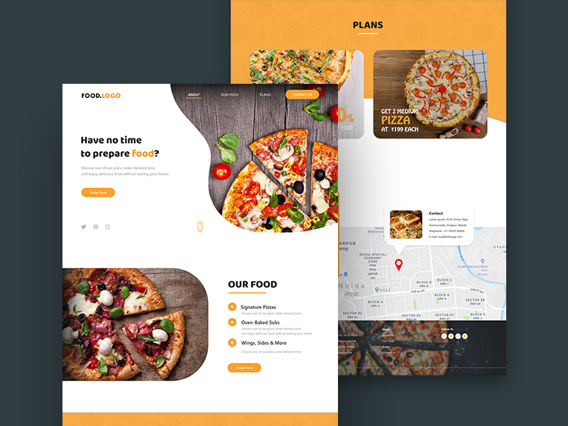 Detail Web Design Template Xd Nomer 39
