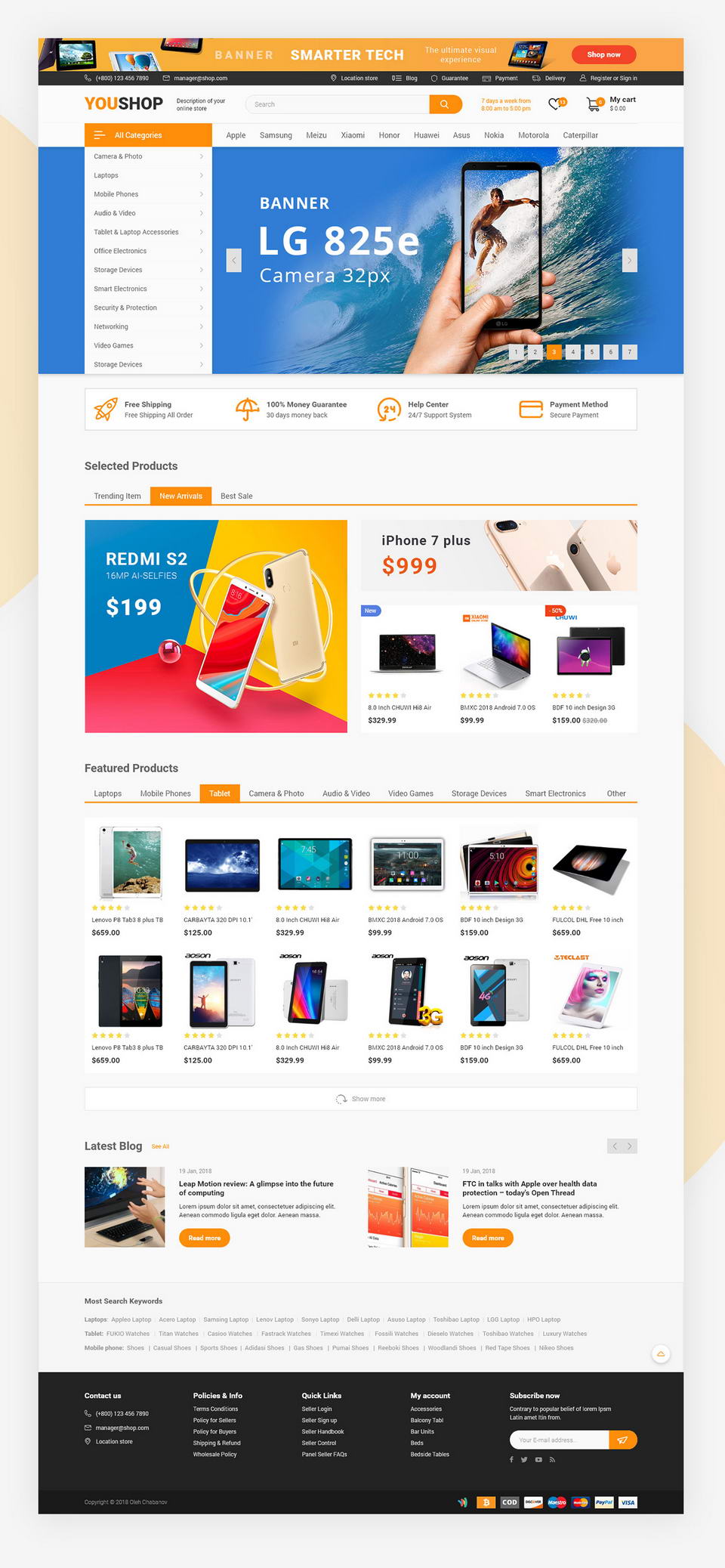 Detail Web Design Template Xd Nomer 43