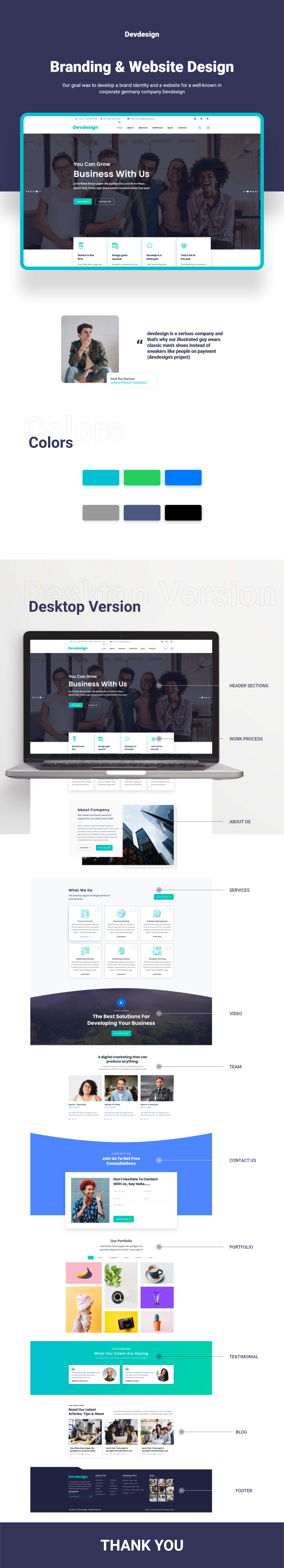 Detail Web Design Template Xd Nomer 48