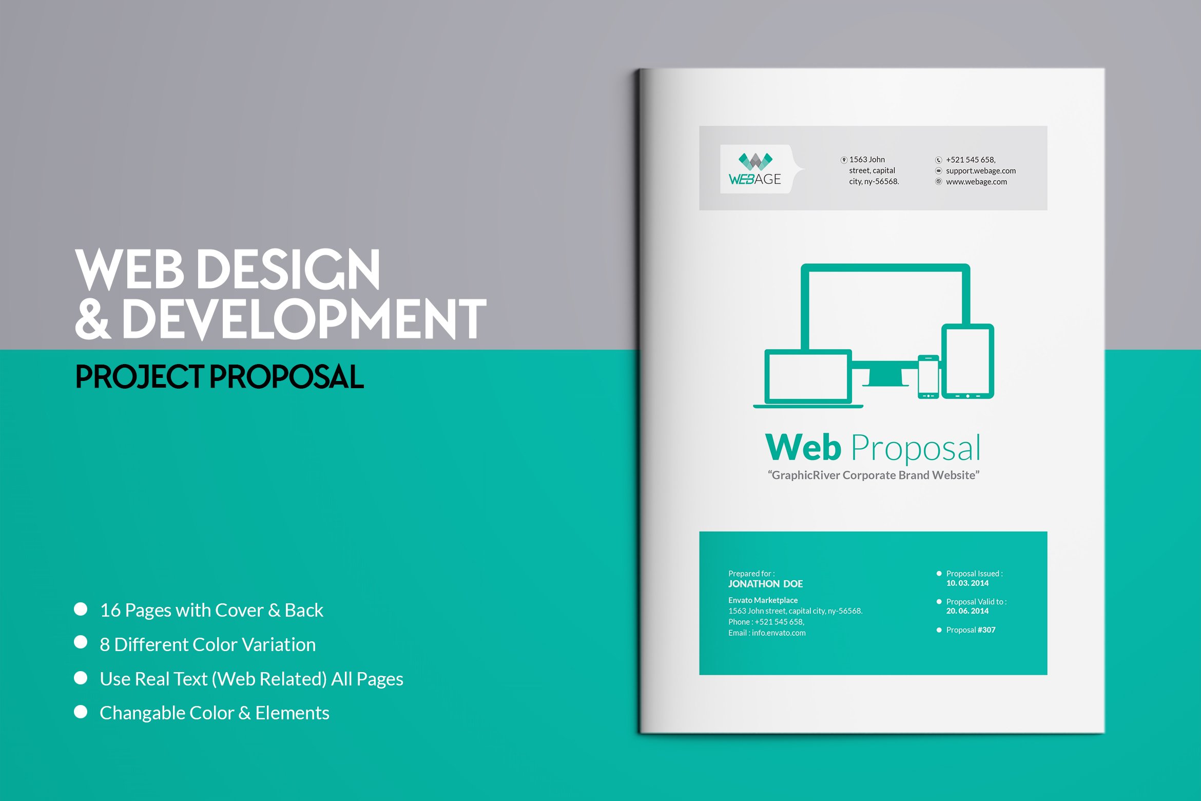 Detail Web Development Proposal Template Nomer 13