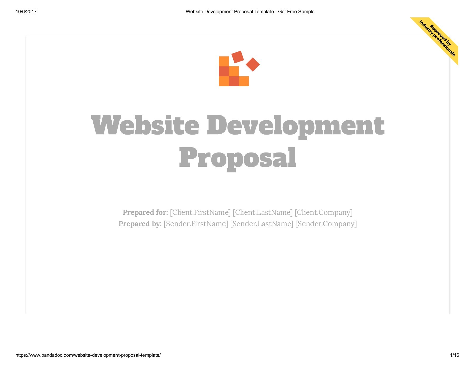 Detail Web Development Proposal Template Nomer 8