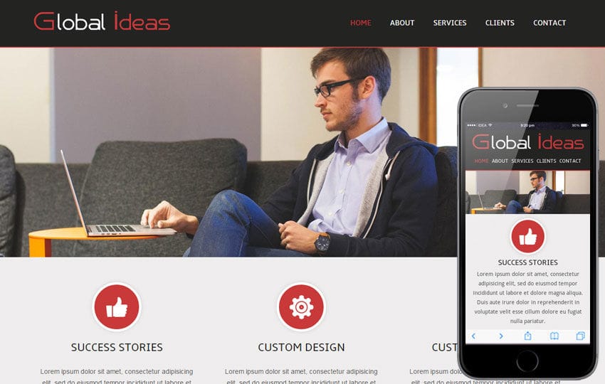 Detail Web Template Ideas Nomer 31