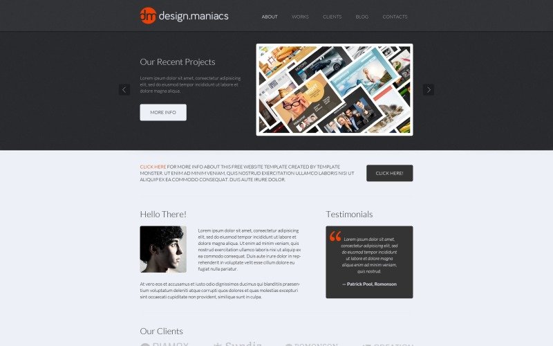 Detail Web Template Studio Nomer 18
