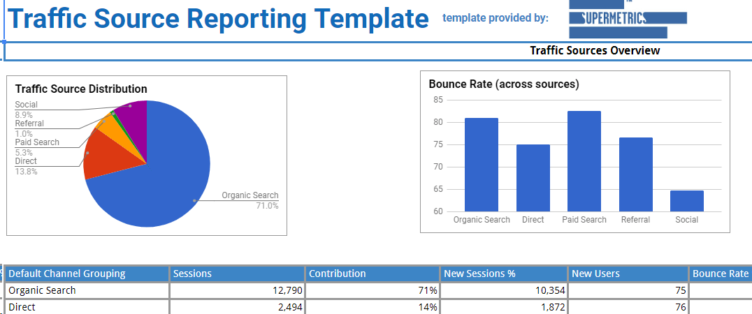 Detail Web Traffic Report Template Nomer 3