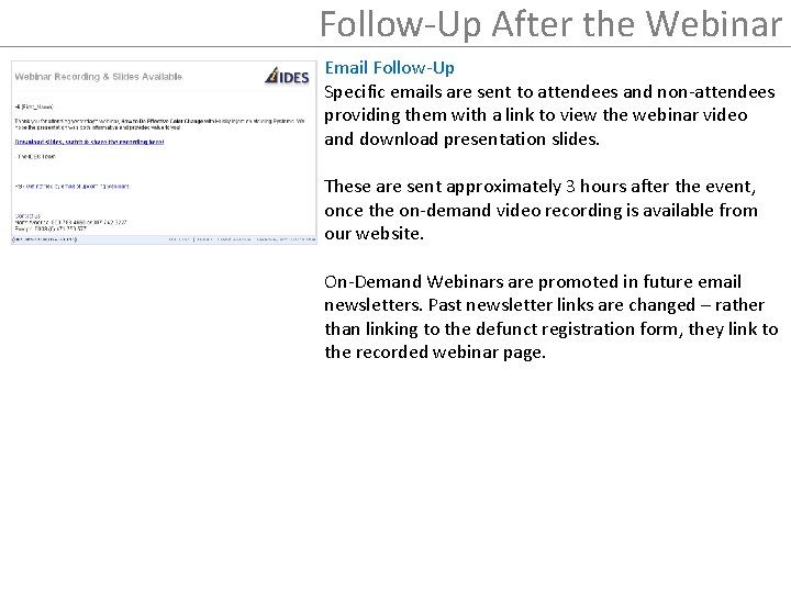 Detail Webinar Follow Up Email Template Nomer 50