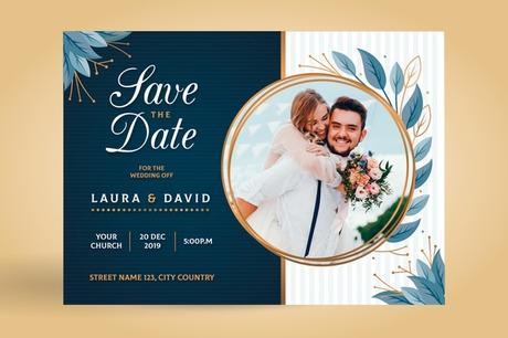 Detail Wedding Card Template Photoshop Nomer 20