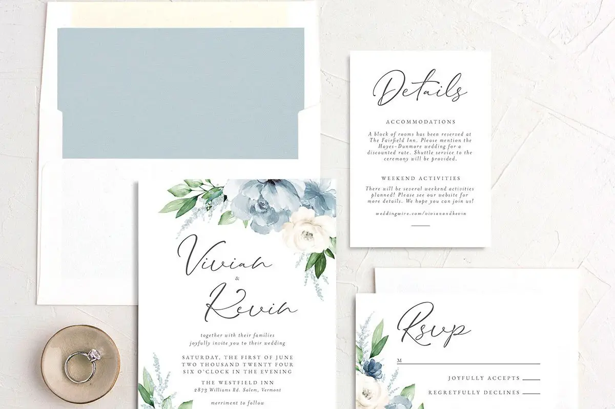 Detail Wedding Evite Template Nomer 27