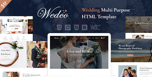 Detail Wedding Html Template Nomer 12