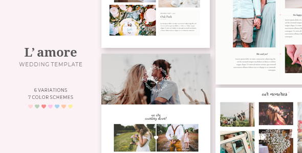 Detail Wedding Html Template Nomer 14