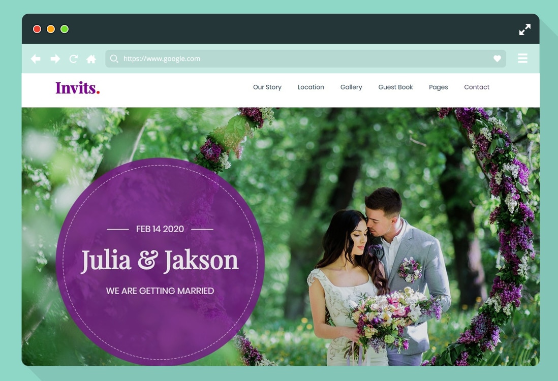 Detail Wedding Html Template Nomer 6