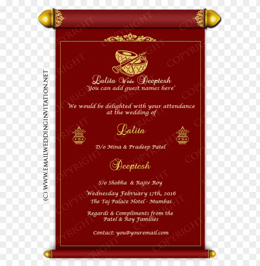 Detail Wedding Invitation Background Template Nomer 39