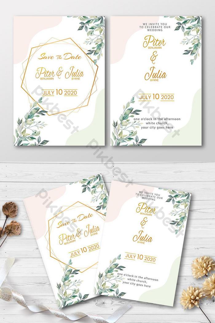 Detail Wedding Invitation Template Psd Nomer 20