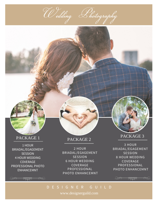 Detail Wedding Photography Flyer Template Nomer 3