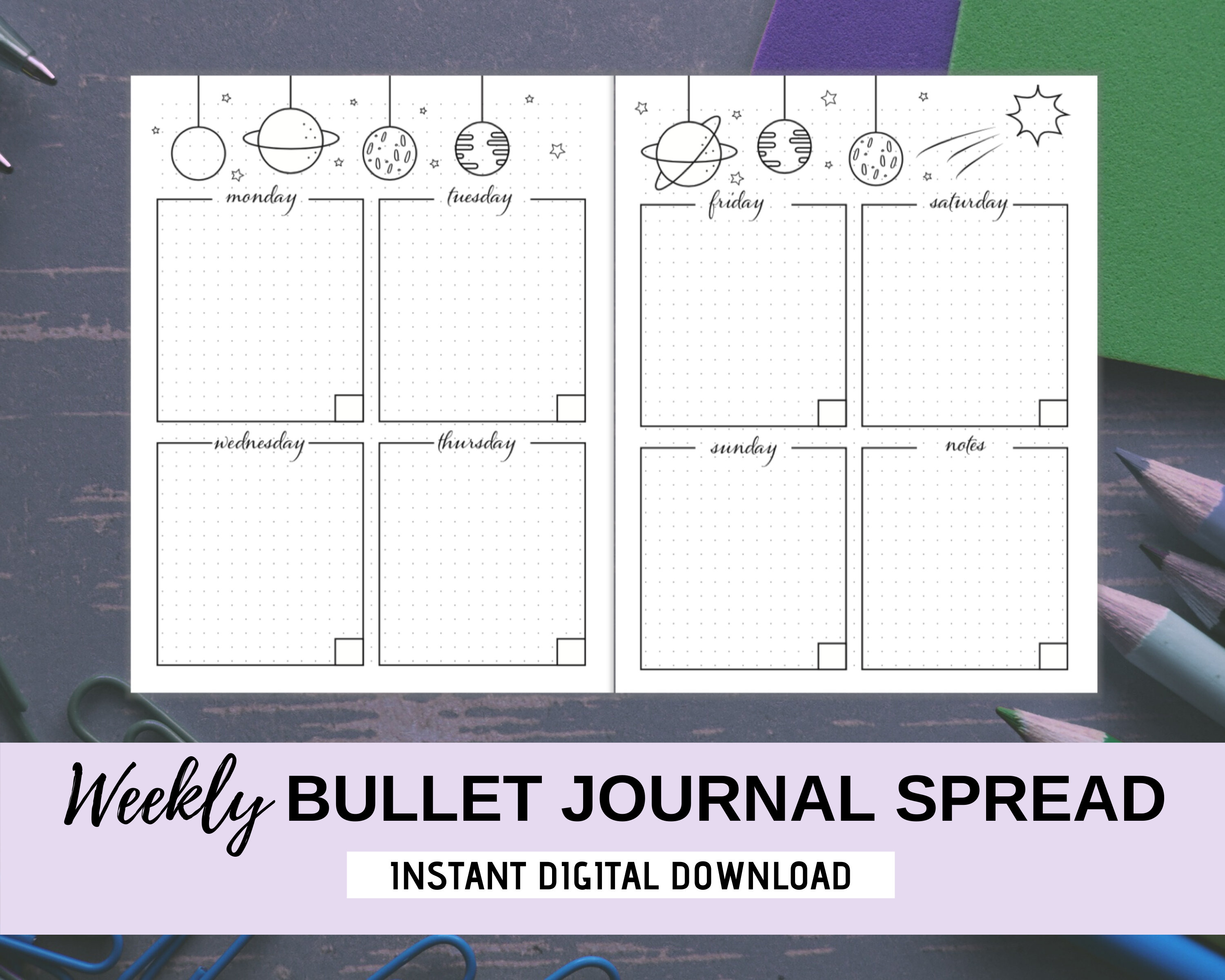 Detail Weekly Journal Template Nomer 41