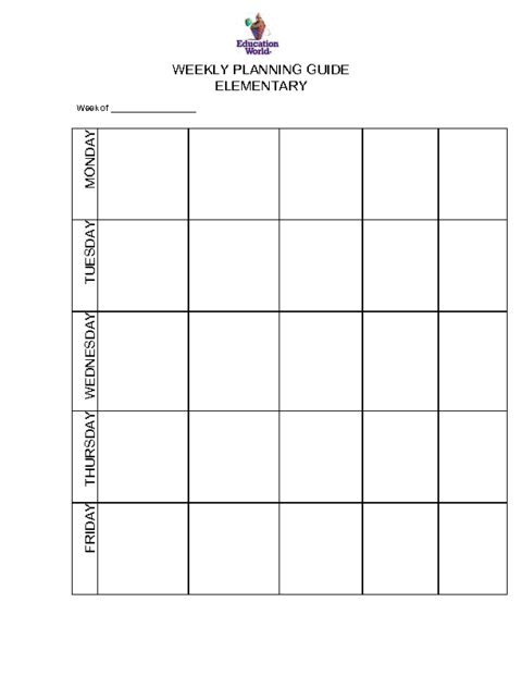 Detail Weekly Lesson Plan Template Doc Nomer 50