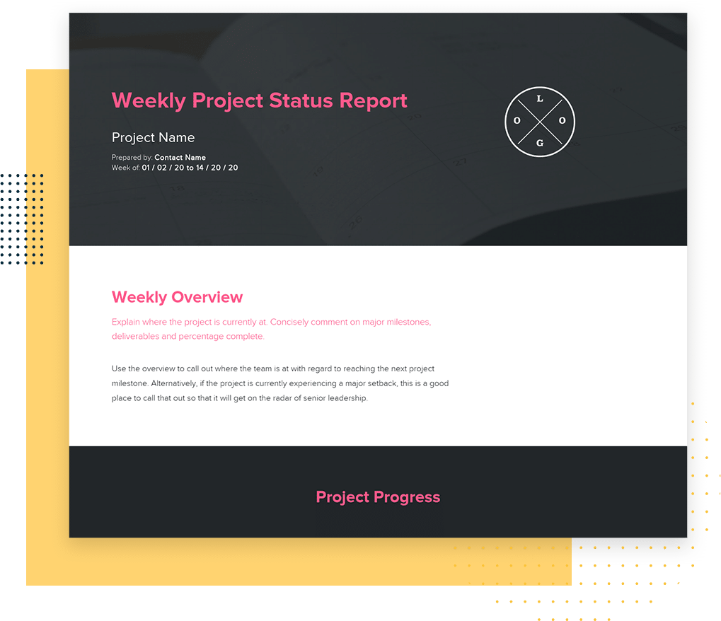 Detail Weekly Report Template Nomer 37
