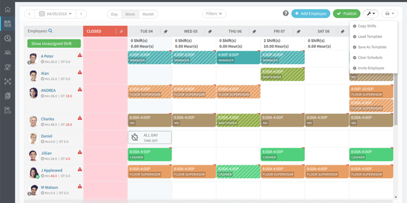 Detail Weekly Rota Template Nomer 28