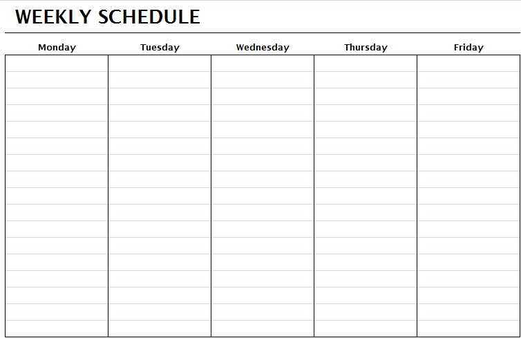 Detail Weekly Rota Template Nomer 9