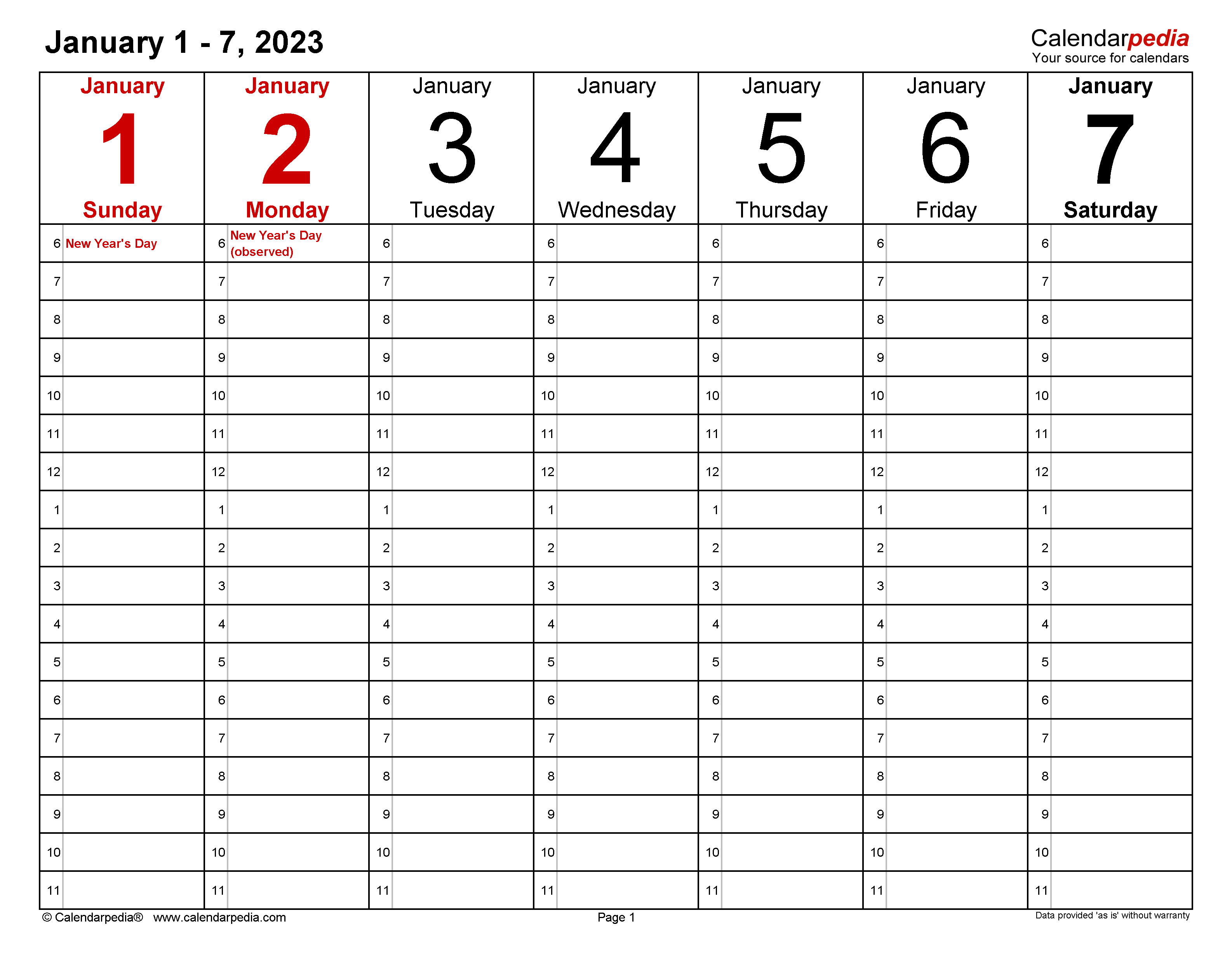 Detail Weekly Schedule Template Excel Time Management Nomer 48