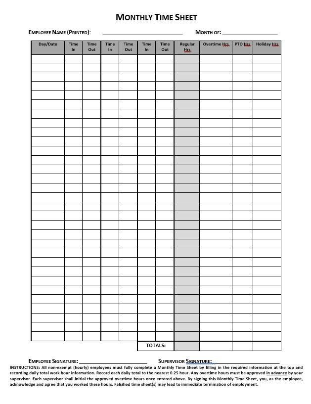 Detail Weekly Timesheet Template Excel Free Download Nomer 37